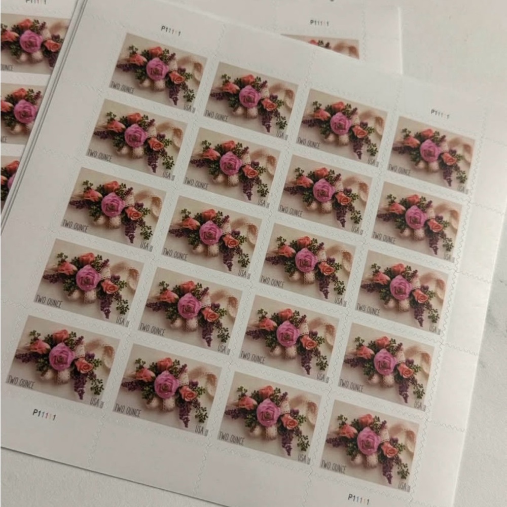 USPS 2 oz. Floral stamp